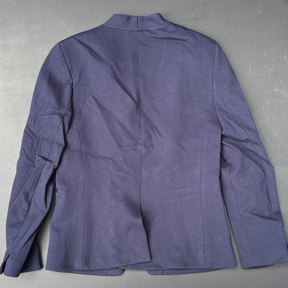 J Crew 365 Going Out Navy Stretch Twill Blazer Slim Fit Jacket Size 4 - Picture 6 of 6